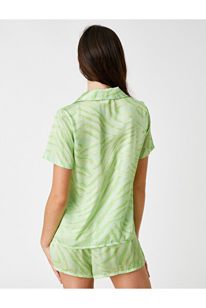 Koton Pyjama-Oberteil, kurzärmelig