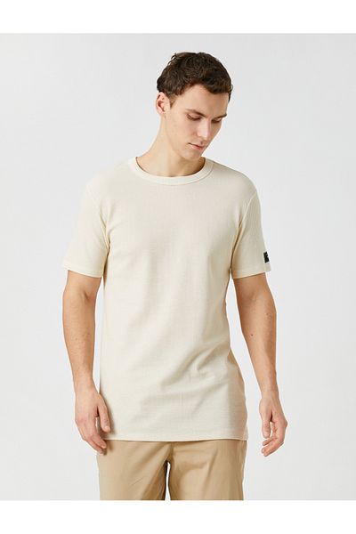 Koton Κοντό μανίκι Basic T-Shirt με λαιμόκοψη