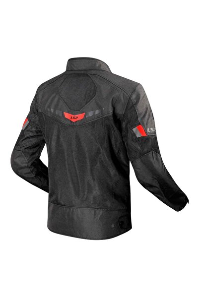 LS2 Blade Air Summer Motorcycle Jacket Black-Red
