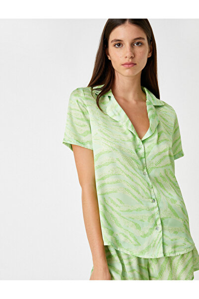 Koton Pyjama-Oberteil, kurzärmelig