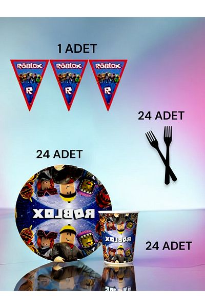 VibeHome Roblox Themed S Pack for 24 - Birthday Party and Fun Events