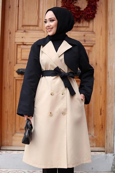 Herita Trenchcoat „Kolu“ mit Garnierung