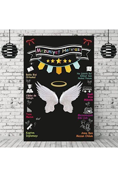 Parti Dükkanım İlkokul Mezuniyet Hatıra Afişi 100*150 Cm