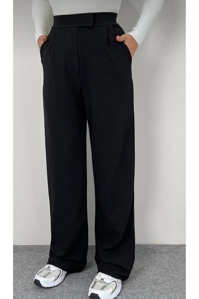 Karaca Butik Women's Lycra Velcro Closure Palazzo Pants