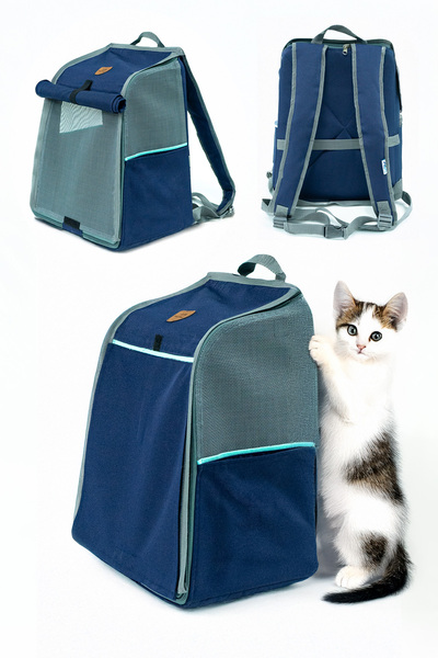 ATA HOME Lumi Yıkanabilir Elekli Kedi Ve Köpek Taşıma El Sırt Çantası Büyük B...