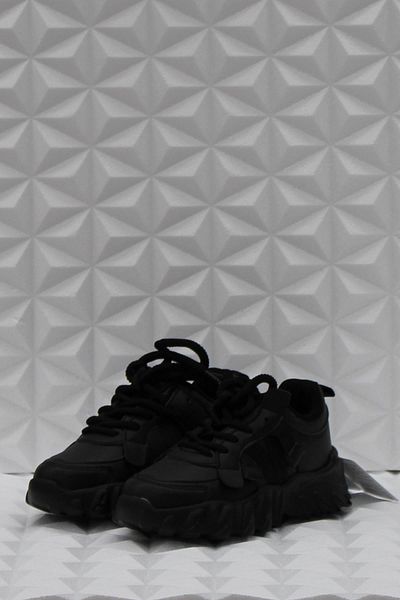 fort Cool Verom Black Lace Up Pantofi cu velcro Pantofi ortopedici pentru copii