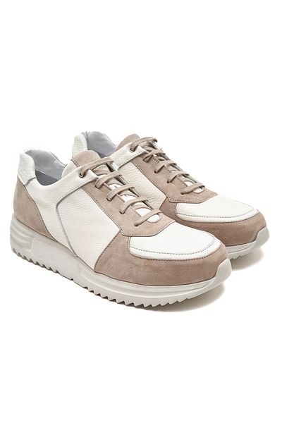 Desa Ανδρικά δερμάτινα αθλητικά παπούτσια Bennet Beige