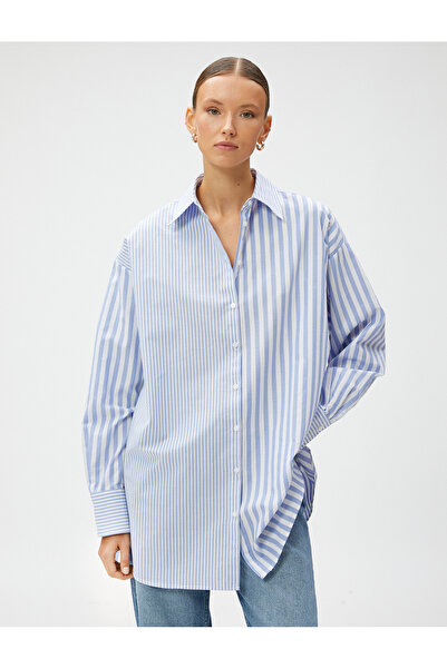 Koton Oversize ing, hosszú ujjú pamut