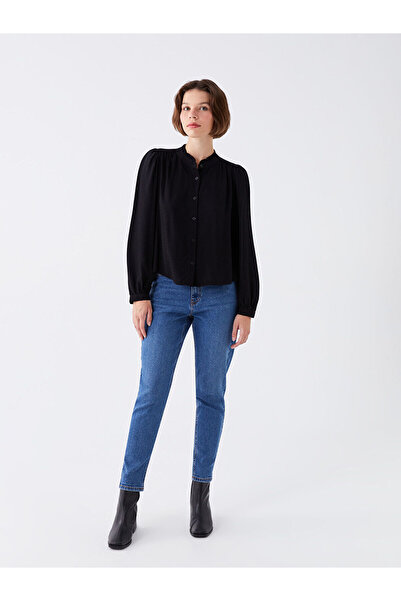 LC Waikiki Spodnie jeansowe damskie Lcwk High Waist Slim Mom