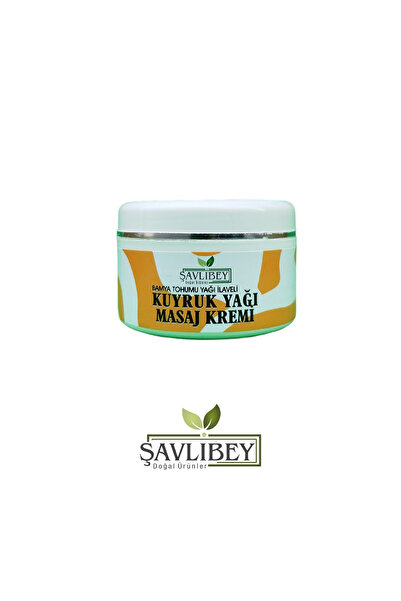 Şavlıbey Doğal Ürünler Kuyruk Yağı Masaj Kremi-Bamya Tohumu Yağı İlaveli