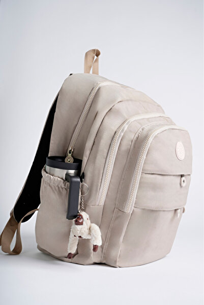 Rosso Collina Unisex Crinkle Fabric Αδιάβροχο μεγάλου μεγέθους σακίδιο ταξιδιού πολλαπλών τμημάτων High School Junior universite