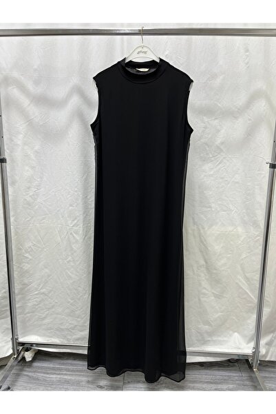 Zeynep Butik Rochie Efraze din șifon Sandy - mânecă zero, 144 cm în interior