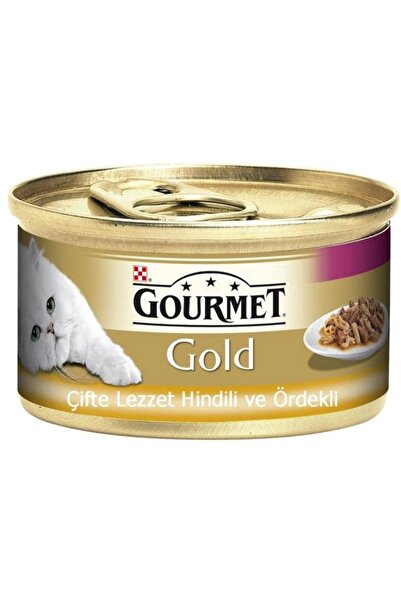 Gourmet Gold Hindi & Ördek Konserve Kedi Maması 85 Gr (24 x 85 gr)