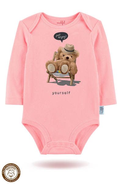 MAHFEL 100% Cotton 3-Piece Organic Printed Snap Fastener Baby Bodysuit