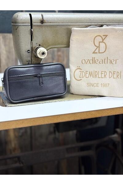 özdemirler deri Orta Boy 2 Gözlü Deri Kemerlik, Hakiki Deri Kemer Cüzdanı, Bo...