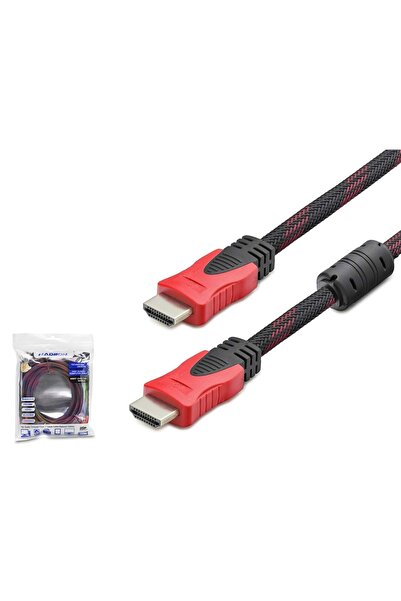 HADRON Hdx2013 Hdmi Kablo Örgülü 3M Siyah