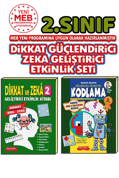 GÖNÜL YAYINCILIK 2Nd Grade Attention Mind Intelligence Booster Book Set