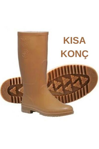 Kids Club Shoes Πορτοκαλί Crepe Rubber Αντιολισθητικές Μπότες Εργασίας & Κυνηγιού - Αδιάβροχες στο κρύο