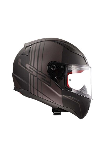 LS2 RAPID MULTIPLY MATT BLACK GREY Motorcu kaskı