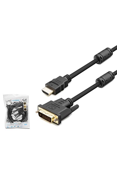 HADRON Hdx7752 Dvı (M) To Hdmı (M) Kablo 24 1 Pvc 1.8m Siyah 1.8m