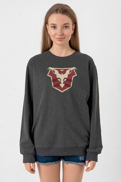 Tshirthane Jupiters Legacy Utopian Chest Smoked Women's 2Ip Sweatshirt