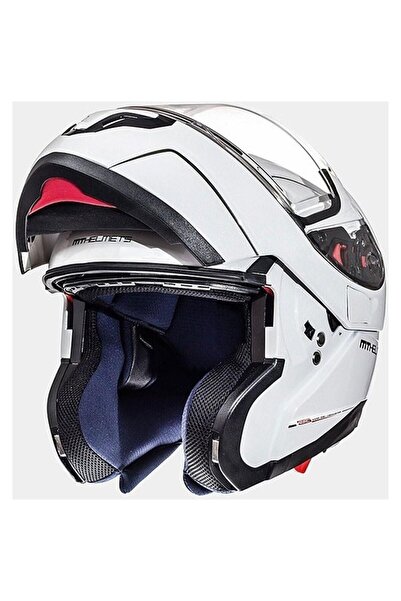 MT Atom Sv Solid Gloss Çene Açılır Motosiklet Kaskı