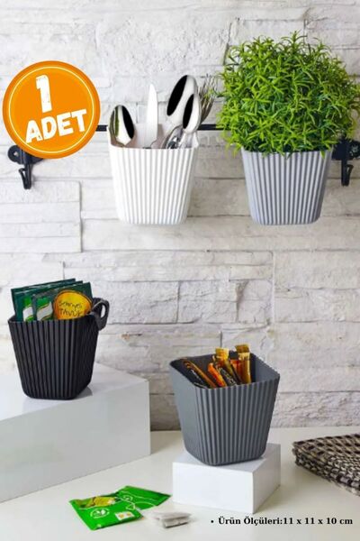 Lova 1 Adet Asılabilir Çok Amaçlı Fix Organizer & Beyaz