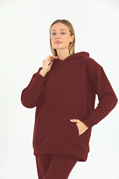 DaKa 3 Iplık Kanguru Cepli Polarlı Eşofman Takımı