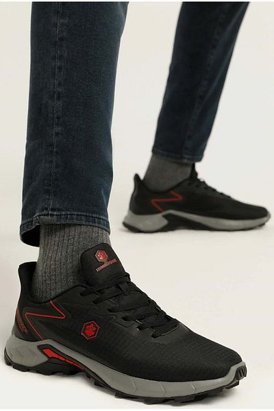 lumberjack Tunga Unisex Spor Ayakkabı Siyah-kırmızı