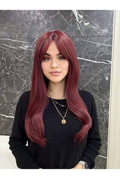 Fenomen Peruk Kızıl Perçemli Maşa Dalgalı En’Ler Vip Peruk