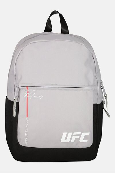 UFC Kids Boy Branded Logo Backpack 33 L x 42 H x 10 W cm, Grey