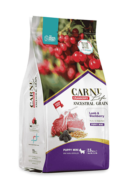 CARNİ LİFE PETLOVEBUTİK CRANBERRY ANCESTRAL GRAIN KÖPEK KUZU & BÖĞÜRTLEN 7KG ...