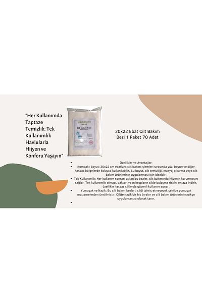 galaksihome Disposable Towel Skin Care Cloth Skin Cleaning Makeup Removal Cloth 30X22Cm 280 Pieces