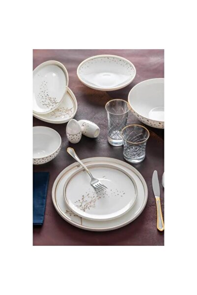 ACAR Rosalind 12 Kişilik 57 Parça Porselen Yemek Takımı  MSYT0160
