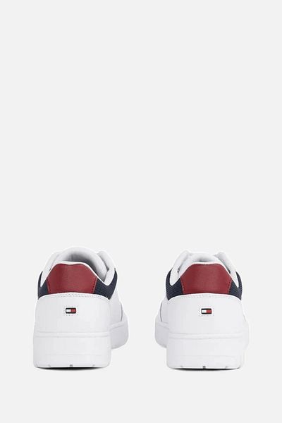 Tommy Hilfiger Basketball-Trainingssneaker für Herren – Weiß