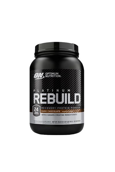 Optimum Nutrition مسحوق إعادة بناء البلاتين، شوكولاتة داكنة، 1.67 رطل