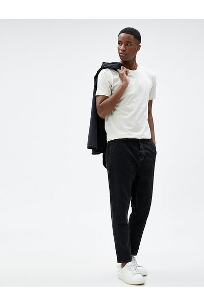 Koton Weite Denim-Hose mit lockerer Passform – Steve Jean