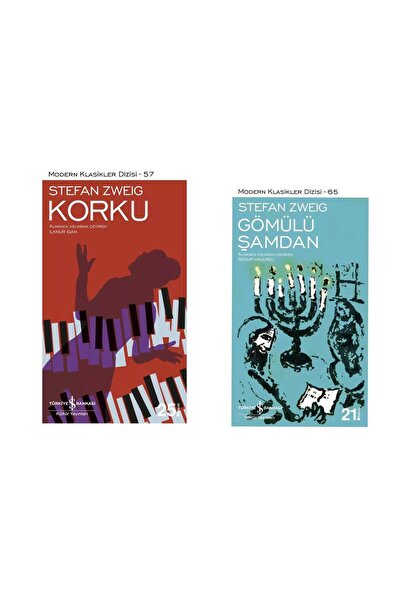 TÜRKİYE İŞ BANKASI KÜLTÜR YAYINLARI Korku -  Gömülü Şamdan - Stefan Zweig