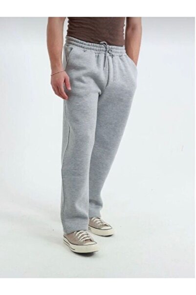 FİTGO Γκρι ίσιο παντελόνι