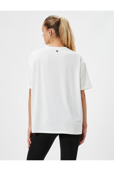 Koton Αθλητικό μπλουζάκι με κοντό μανίκι Crew Neck - Slogan Printed