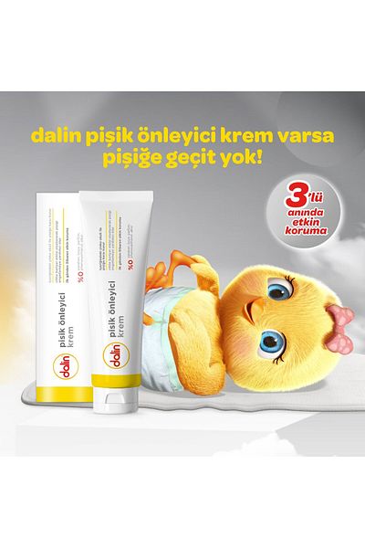 Dalin Diaper Rash Prevention Cream 100 Ml, 6 Pieces