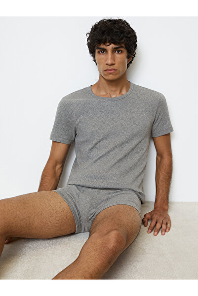 Marc O'Polo T-Shirt Iconic Rib Unterziehshirt Unterhemd Kurzarm