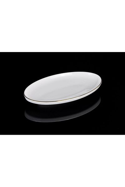 Aryıldız Aryildiz Hazel Gold Boat Plate 20cm