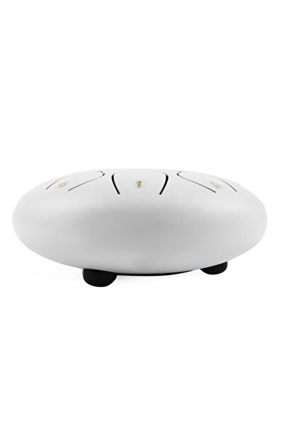 JWIN Jtn-68 6 Inç 8 Ses Ton Çelik Handpan Tongue Drum Davulu - Beyaz