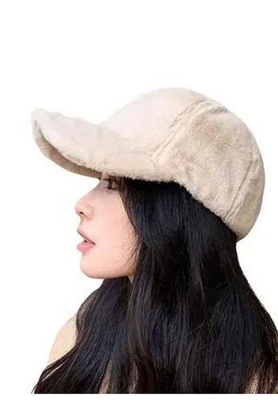 LİNOTTİ Women's Plush Winter Kep Hat
