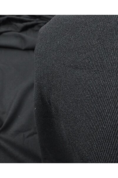 Kumaş Parça Siyah Krep - 140 см x 300 см En ve Boy