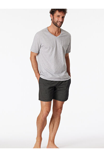 Schiesser Pyjamaoberteil T-Shirt Mix & Relax Schlaf-Oberteil Nachthemd Sleepshirt