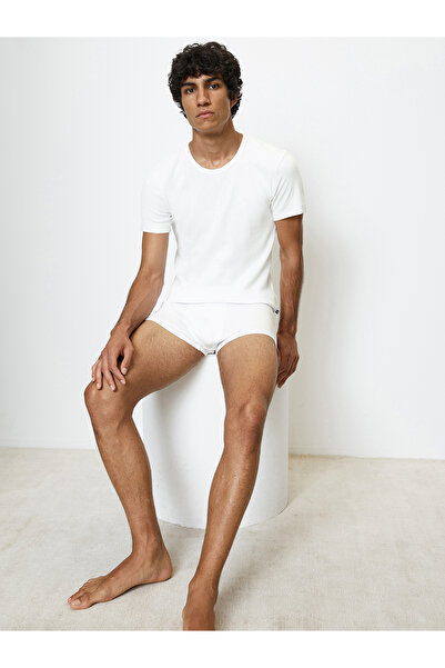 Marc O'Polo T-Shirt Iconic Rib Unterziehshirt Unterhemd Kurzarm