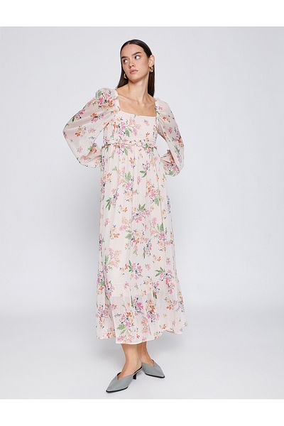 Koton Φόρεμα Chiffon Floral Gypeli