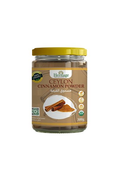 HERITAGE Organic Ceylon Cinnamon Powder, 300 Gm